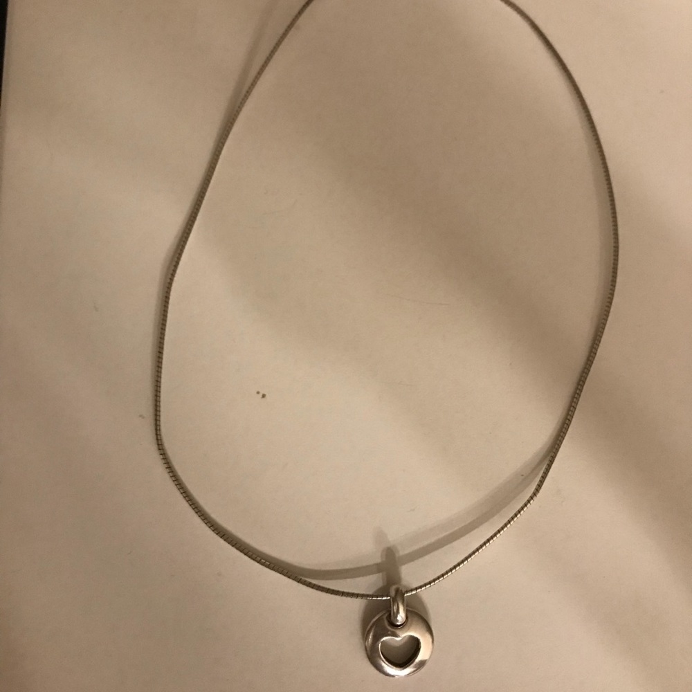Tiffany & Co. sterling silver heart necklace